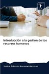 Introducción a la gestión de los recursos humanos