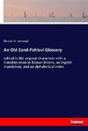 An Old Zand-Pahlavi Glossary