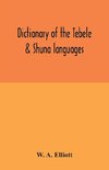 Dictionary of the Tebele & Shuna languages, with illustrative sentences and some grammatical notes