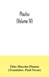 Plautus (Volume IV)