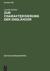 Zur Charakterisierung der Engländer