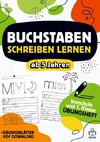 Vorschulheft - Buchstaben schreiben lernen ab 5 Jahren