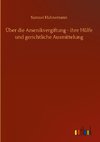 Über die Arsenikvergiftung - ihre Hülfe und gerichtliche Ausmittelung