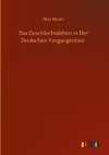 Das Geschlechtsleben in Der Deutschen Vergangenheit