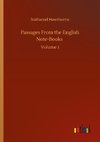 Passages From the English Note-Books