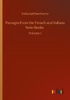 Passages From the French and Italians Note-Books