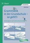 Grammatik in der Grundschule - so geht's