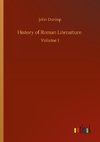 History of Roman Literarture