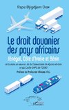 Le droit douanier des pays africains