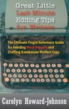 Great Little Last-Minute Editing Tips for Writers