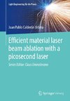 Efficient material laser beam ablation with a picosecond laser