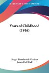 Years of Childhood (1916)