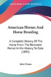 American Horses And Horse Breeding