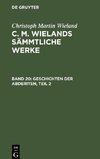 C. M. Wielands Sämmtliche Werke, Band 20, Geschichten der Abderiten, Teil 2