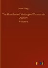 The Uncollected Writings of Thomas de Quincey