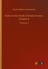 Notes on the Book of Deuteronomy, Volume II