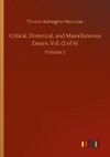 Critical, Historical, and Miscellaneous Essays; Vol. (2 of 6)