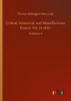 Critical, Historical, and Miscellaneous Essays; Vol. (4 of 6)