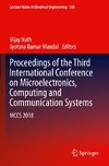 Proceedings of the Third International Conference on Microelectronics, Computing and Communication Systems