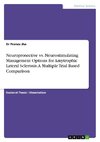 Neuroprotective vs. Neurostimulating Management Options for Amytrophic Lateral Sclerosis. A Multiple Trial Based Comparison