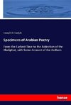 Specimens of Arabian Poetry