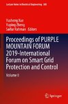 Proceedings of PURPLE MOUNTAIN FORUM 2019-International Forum on Smart Grid Protection and Control