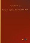 Essays in English Literature, 1780-1860