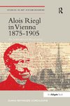 Alois Riegl in Vienna 1875-1905