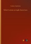 Tribal Custom in Anglo-Saxon Law