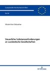 Steuerliche Substanzanforderungen an ausländische Gesellschaften