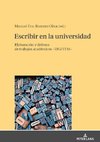 Escribir en la universidad: elaboración y defensa de trabajos académicos -TFG/TFM-