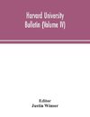 Harvard University bulletin (Volume IV)