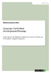 Language Curriculum Development/Planning