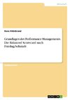 Grundlagen des Performance-Managements. Die Balanced Scorecard nach Friedag/Schmidt