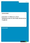 Journalist vs. Influencer. Zwei Multiplikatoren für die Public Relations im Vergleich