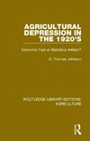 Agricultural Depression in the 1920's