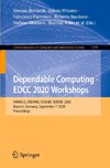 Dependable Computing - EDCC 2020 Workshops