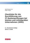 Checkliste 18 für die Durchführung von IT-Systemprüfungen bei kleinen und mittelgroßen Unternehmen (KMU)