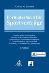 Formularbuch für Sportverträge