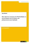 Was sind die Ursachen für Waldschäden in Deutschland? Das Problem der pflanzenexternen Radikale