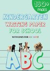 Kindergarten writing paper for School