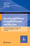 Security and Privacy in Social Networks and Big Data