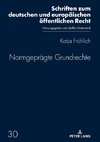 Normgeprägte Grundrechte