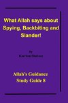 What Allah says about Spying, Backbiting and Slander!