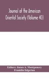 Journal of the American Oriental Society (Volume 40)