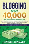 BLOGGING #2020 $10,000 PER MONTH BOOSTER PROGRAM