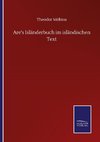 Are's Isländerbuch im isländischen Text