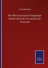 Die Flavius Josephus beigelegte Schrift über die Herrschaft der Vernunft