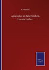 Aeschylus in italienischen Handschriften