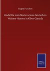 Gedichte zum Besten eines deutschen Waisen-Hauses in Ober-Canada